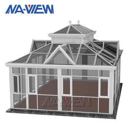 현대 박공 지붕 일광실 옥외 대성당 천장 일광실을 예약했습니다