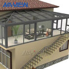 집에 붙어 있던 박공 지붕 일광실 현대 일광실 연장 추가를 건설하십시오 협력 업체