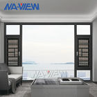 광동 NAVIEW 뜨거운 인기 상품 40의 시리즈 알루미늄 여닫이 창 창틀 및 유리 협력 업체