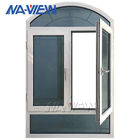 광동 NAVIEW 두 배 부드럽게 한 유리제 알루미늄 여닫이 창 Windows 협력 업체