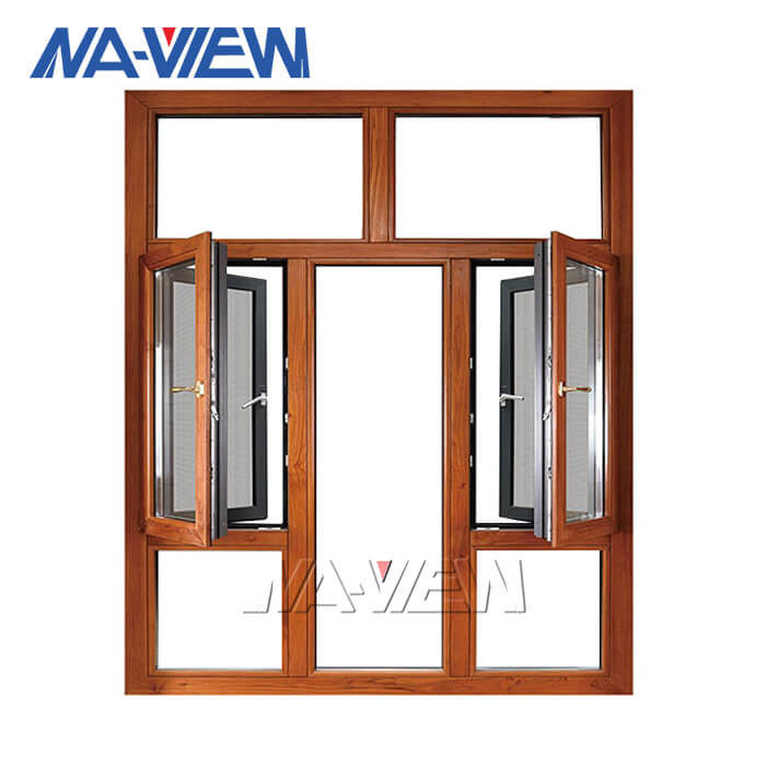 광동 NAVIEW 여닫이 창 알루미늄 창과 문 새로운 디자인 가격 협력 업체