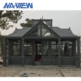 중국 집에 위에 PVDF 박공 지붕 일광실 추가 4개 시즌 온실 공장